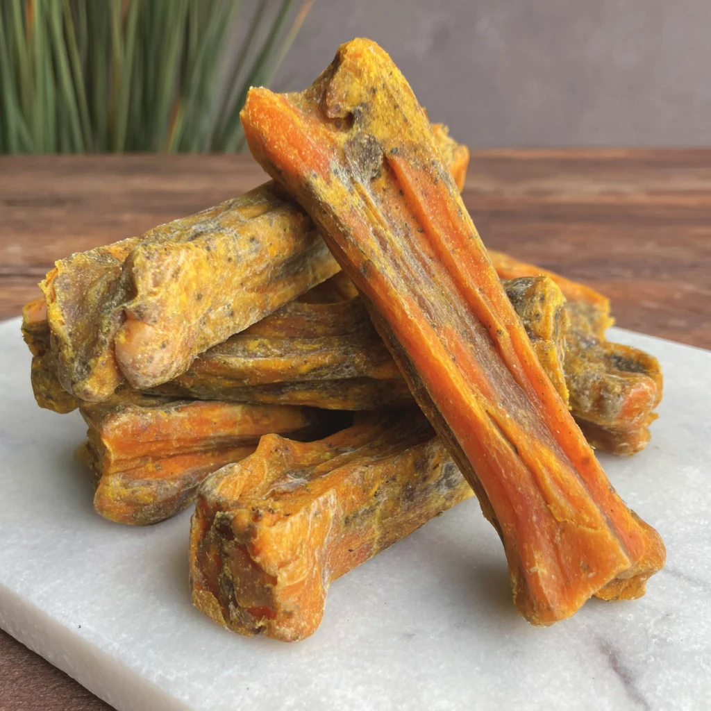 Apple and Carrot Hard Bones for Dogs