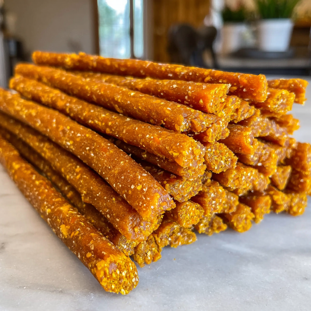 Carrot & Pumpkin Snack Sticks for Dogs
