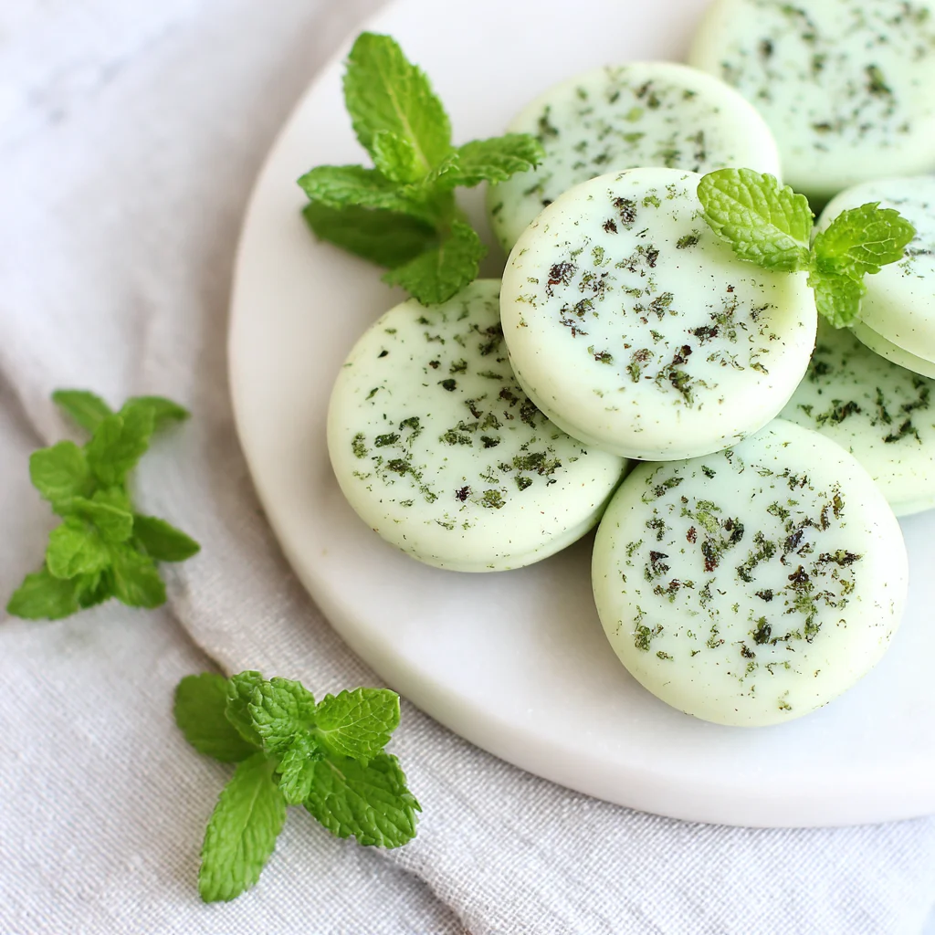 Coconut Oil Mint Dog Treats