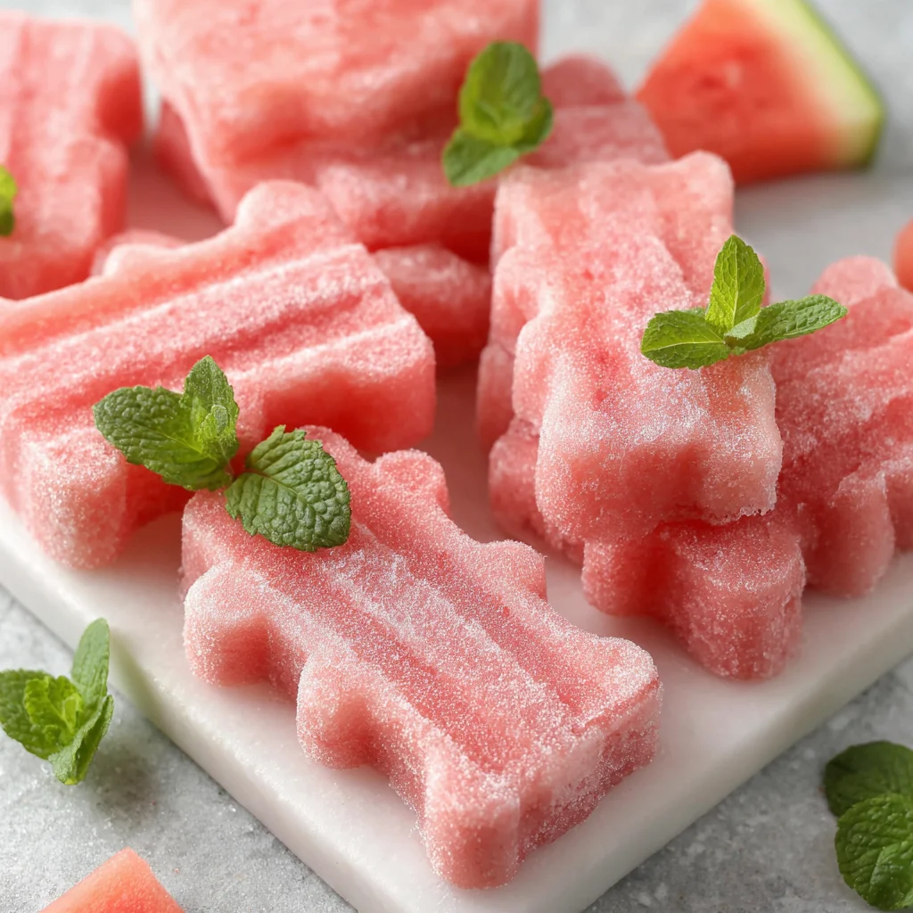 Frozen Watermelon Dog Treats