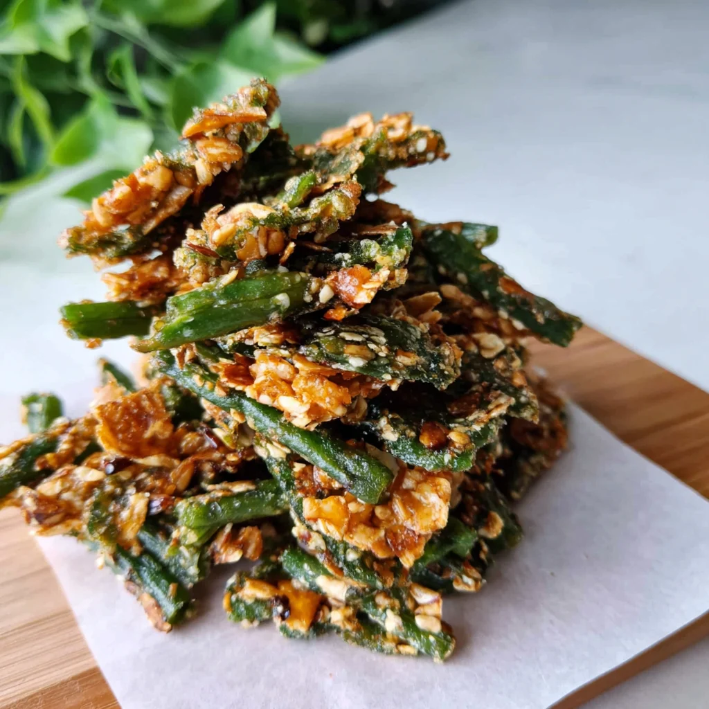 Green Bean and Chicken Crunchies for Dogs
