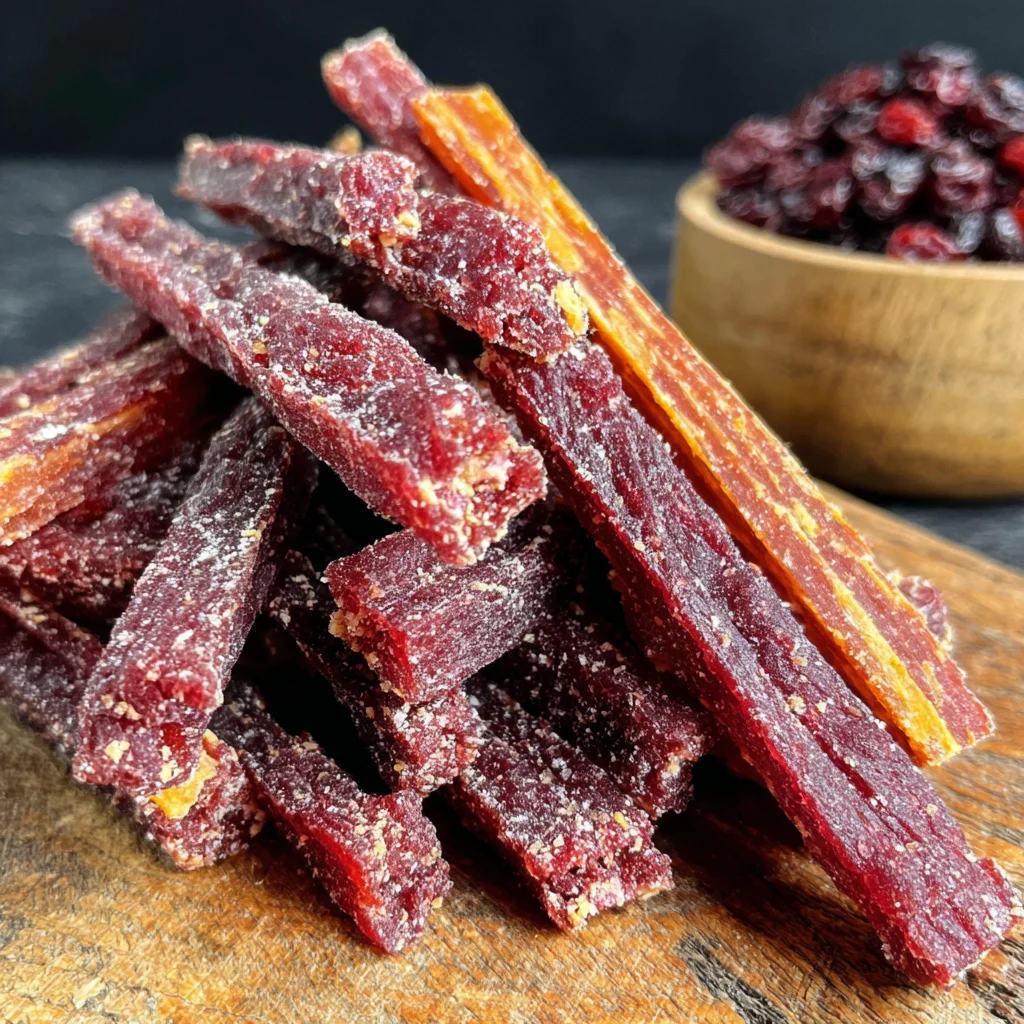 Homemade Apple & Cranberry Dog Dental Sticks