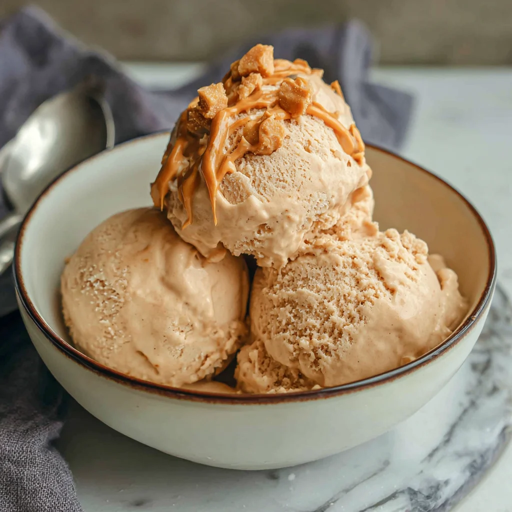 Peanut Butter Banana Dog Ice Cream