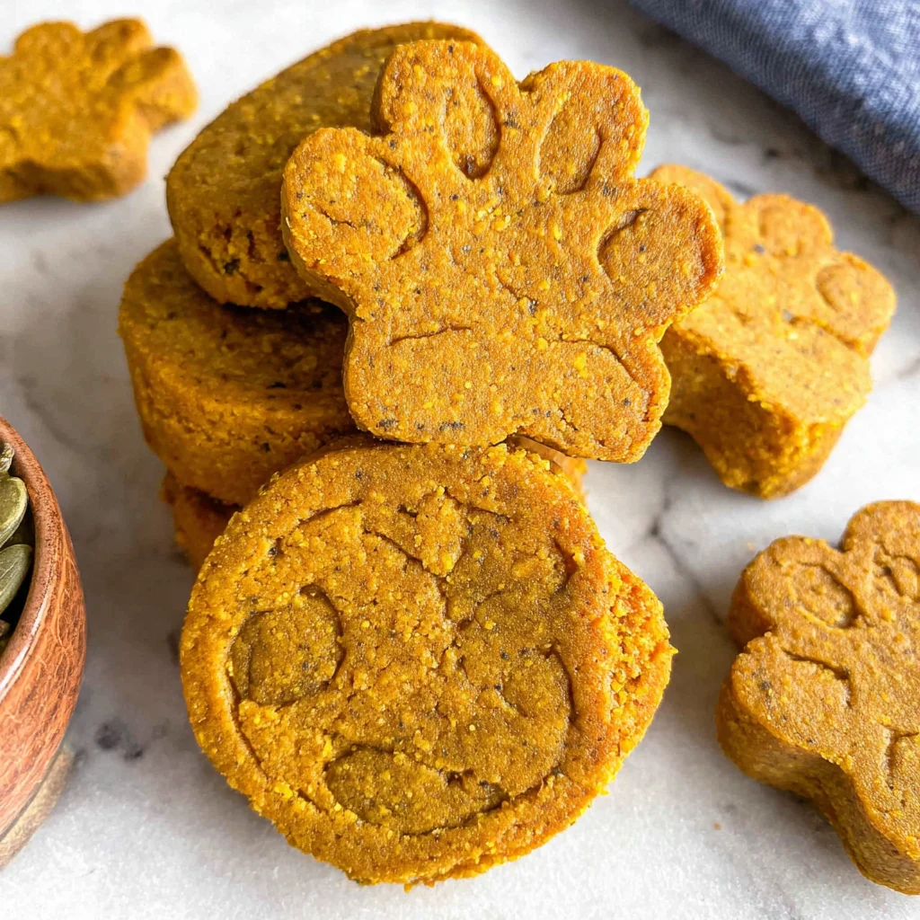 Pumpkin & Peanut Butter Dog Treats