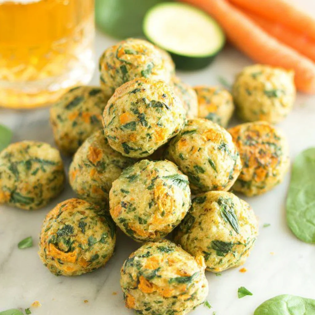 Spinach Carrot Zucchini Dog Treats