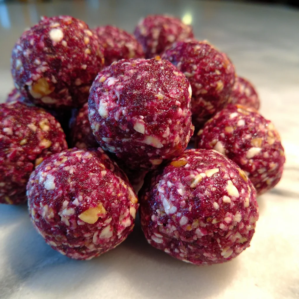 Strawberry and Banana Oat Balls for Dogs