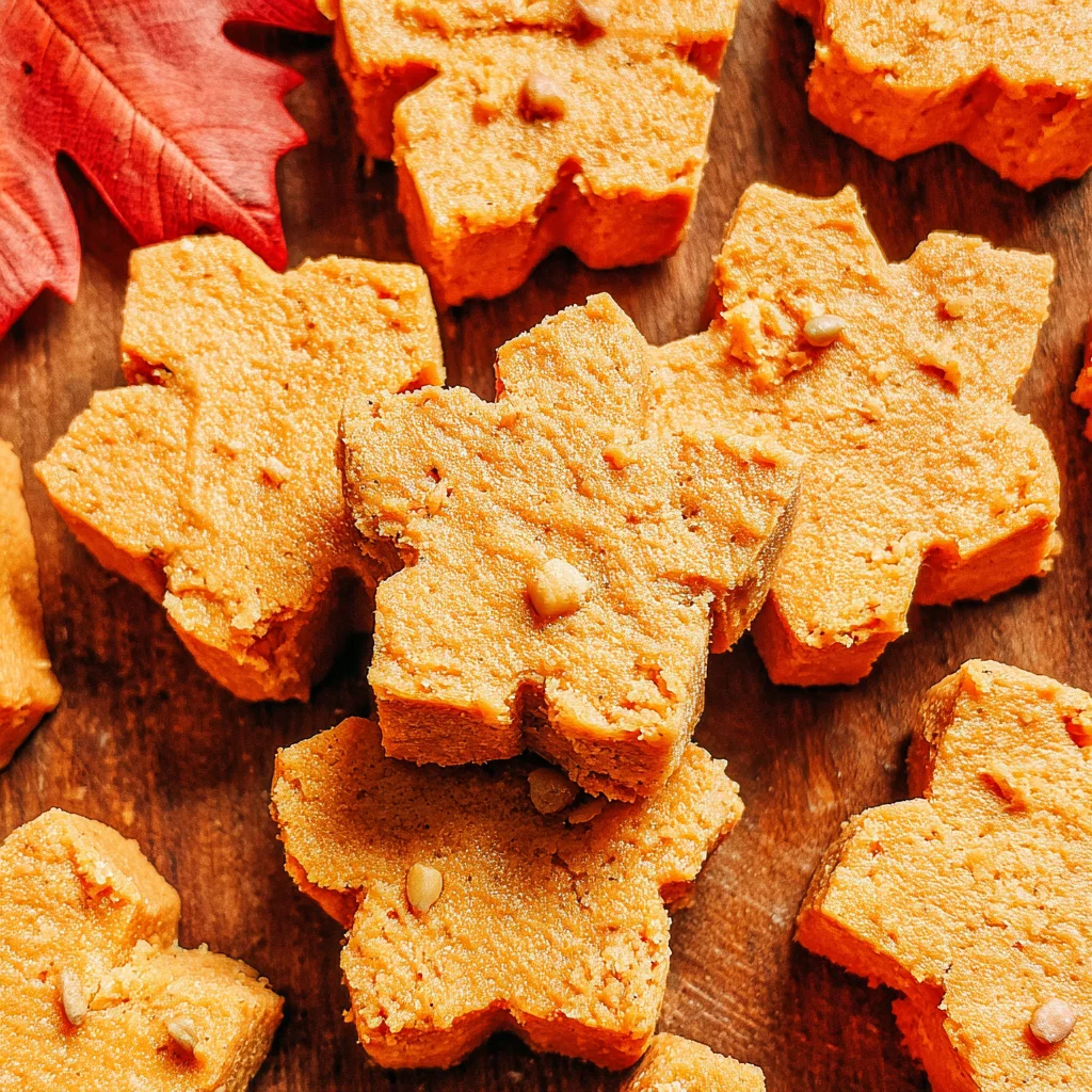 Peanut Butter Pumpkin Dog Treats
