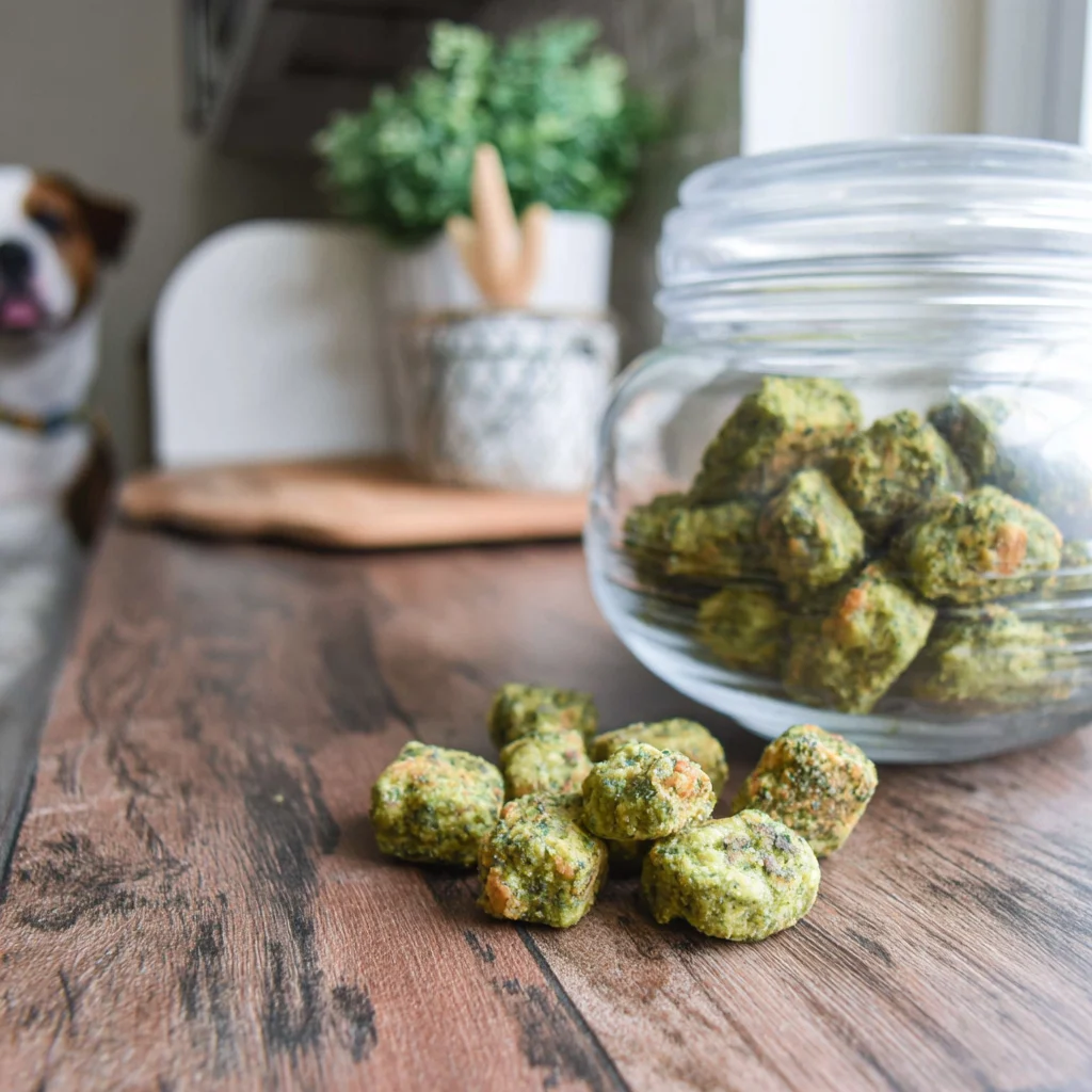 broccoli tots dog treat